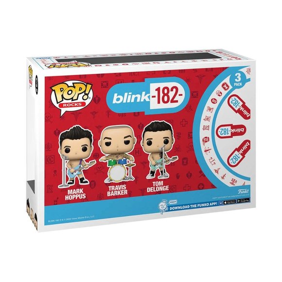 Funko Pop! Rocks Blink-182 Vinyl Figures 3-Pack - Picture 9 of 9